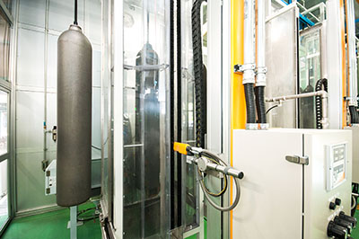 自動静電粉体塗装